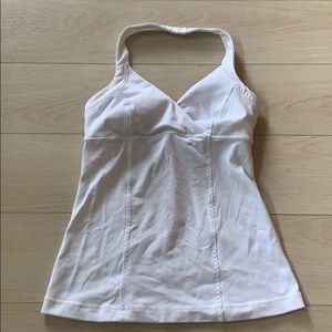 Lulu white halter tank